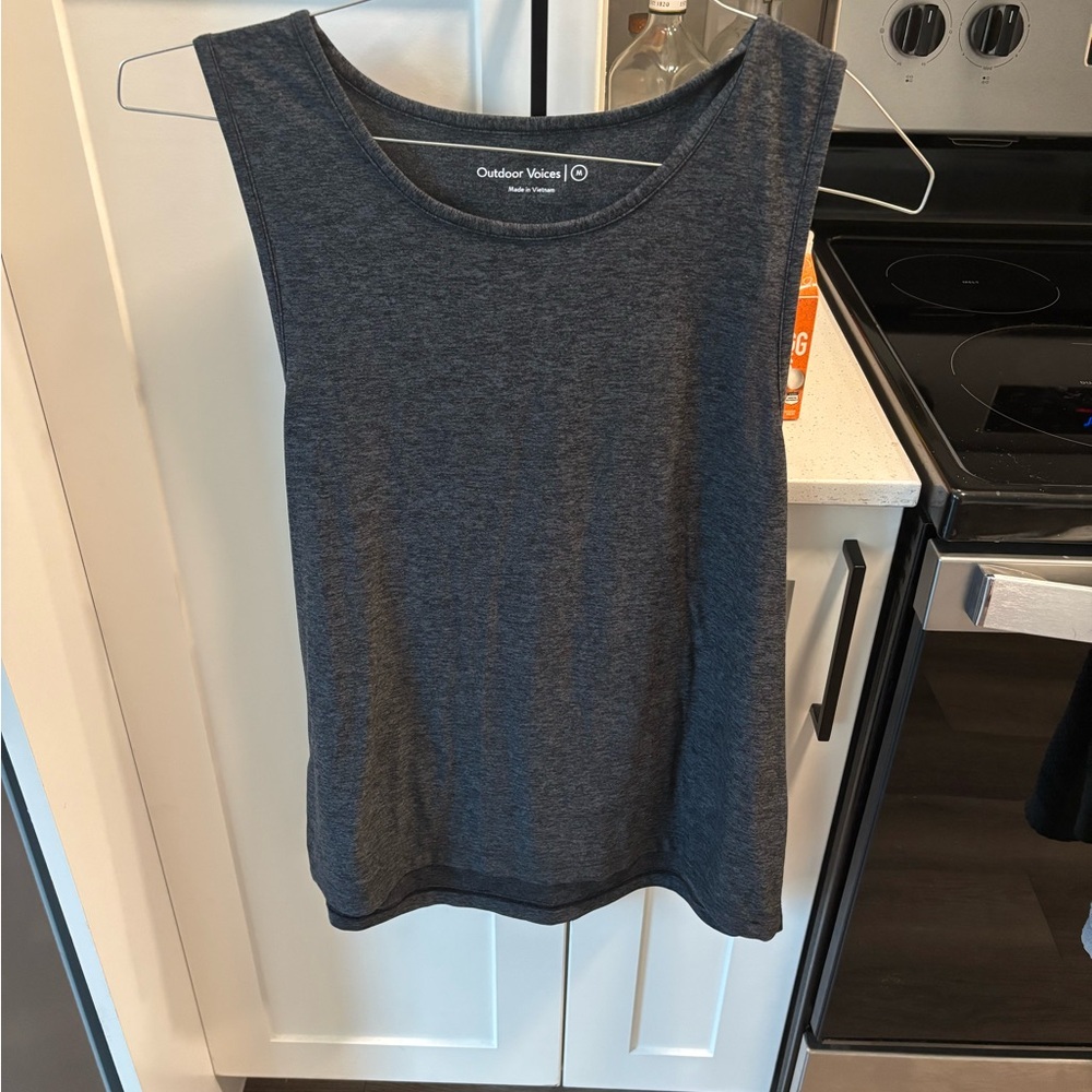 Outdoor Voices Men’s Muscle Tank – Versatile Workout & Casual Tee (M)